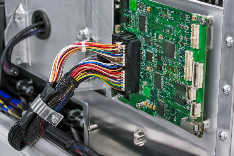 conectores para placas e cabos em manutenção industrial