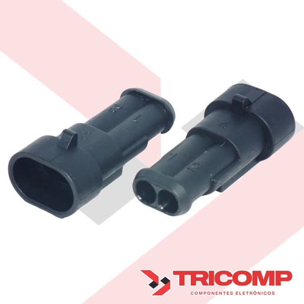 Conector e Terminal Macho e Fêmea Superseal Conector e Terminal Macho e Fêmea Superseal