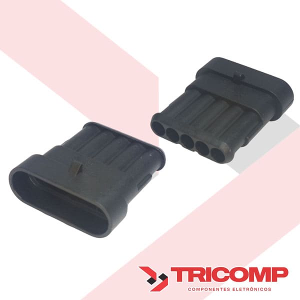 Conector e Terminal Macho e Fêmea Superseal Conector e Terminal Macho e Fêmea Superseal